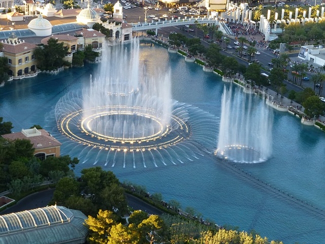 Schauspiel der Bellagio Fountains