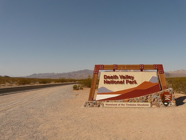 Death Valley Nationalpark Eingang